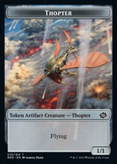 Thopter // Construct (005) Double-Sided Token [The Brothers' War Tokens] | The Time Vault CA