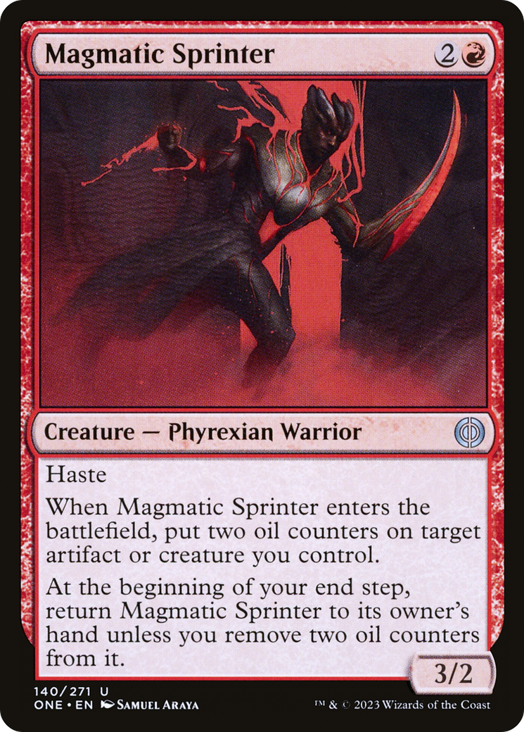 Magmatic Sprinter [Phyrexia: All Will Be One] | The Time Vault CA