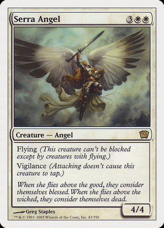 Serra Angel [Ninth Edition] | The Time Vault CA