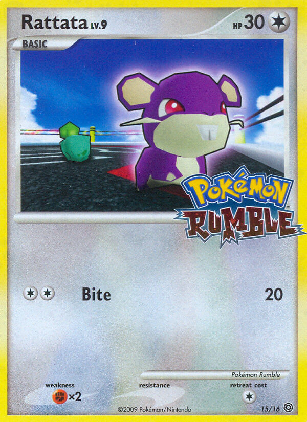 Rattata (15/16) [Pokémon Rumble] | The Time Vault CA