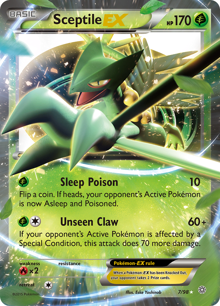 Sceptile EX (7/98) [XY: Ancient Origins] | The Time Vault CA