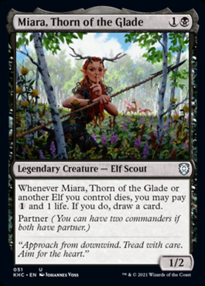 Miara, Thorn of the Glade [Kaldheim Commander] | The Time Vault CA