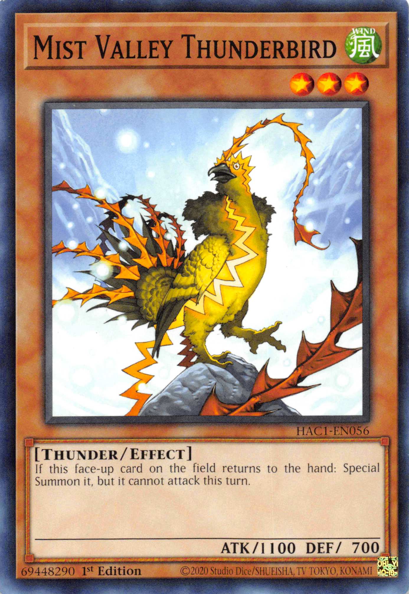 Mist Valley Thunderbird [HAC1-EN056] Common | The Time Vault CA