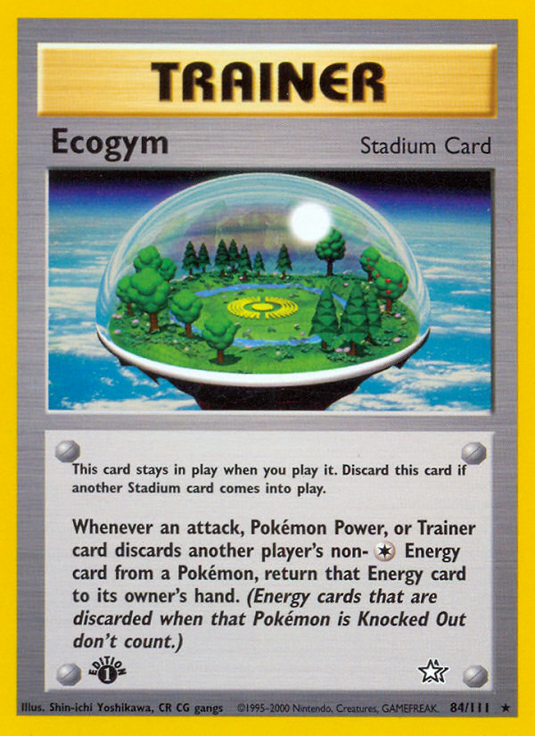 Ecogym (84/111) [Neo Genesis 1st Edition] | The Time Vault CA