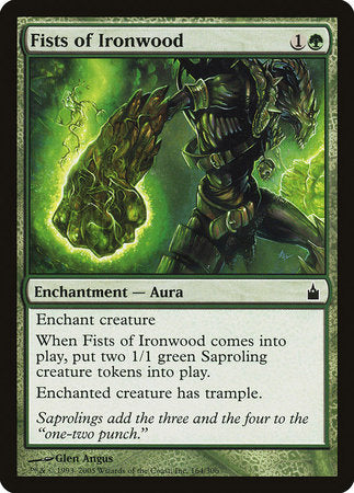 Fists of Ironwood [Ravnica: City of Guilds] | The Time Vault CA