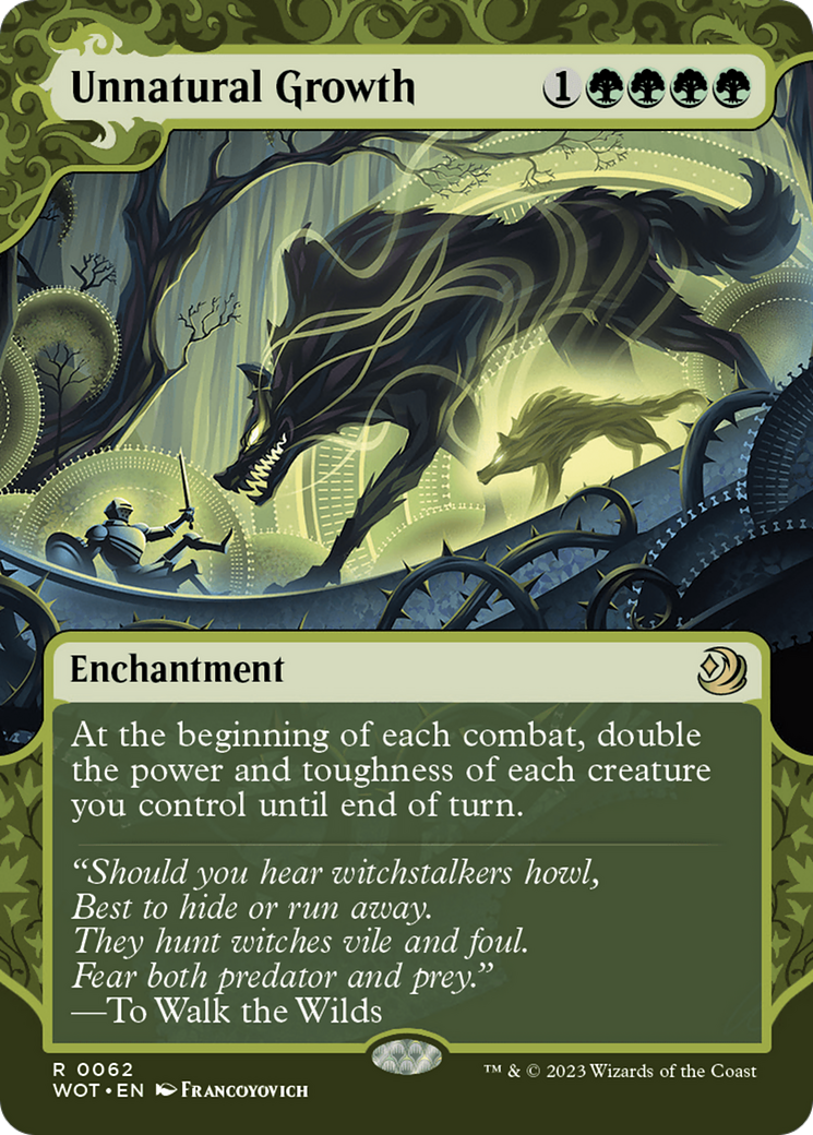 Unnatural Growth [Wilds of Eldraine: Enchanting Tales] | The Time Vault CA