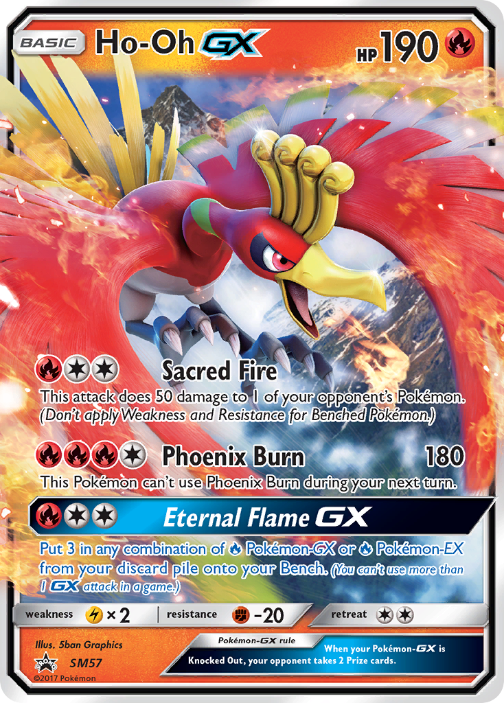 Ho-Oh GX (SM57) [Sun & Moon: Black Star Promos] | The Time Vault CA