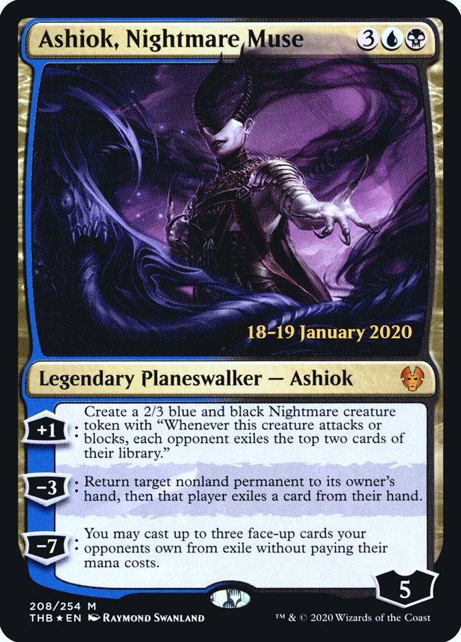 Ashiok, Nightmare Muse [Theros Beyond Death Prerelease Promos] | The Time Vault CA