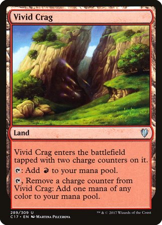 Vivid Crag [Commander 2017] | The Time Vault CA