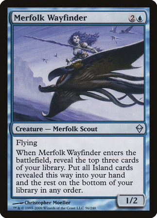 Merfolk Wayfinder [Zendikar] | The Time Vault CA