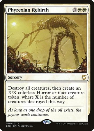 Phyrexian Rebirth [Commander 2018] | The Time Vault CA