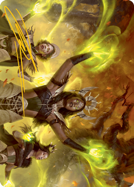 Dawnhart Wardens Art Card (Gold-Stamped Signature) [Innistrad: Midnight Hunt Art Series] | The Time Vault CA