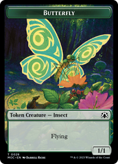 Butterfly // City's Blessing Double-Sided Token [March of the Machine Commander Tokens] | The Time Vault CA
