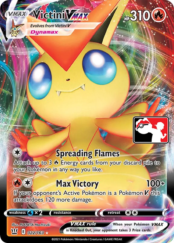 Victini VMAX (022/163) [Prize Pack Series One] | The Time Vault CA