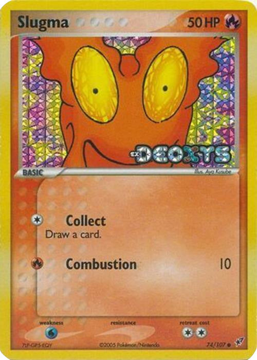 Slugma (74/107) (Stamped) [EX: Deoxys] | The Time Vault CA