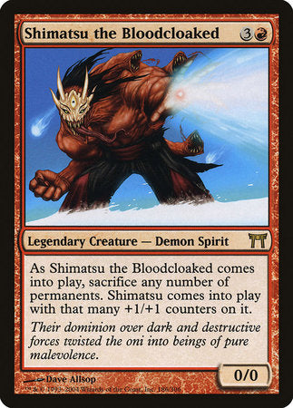 Shimatsu the Bloodcloaked [Champions of Kamigawa] | The Time Vault CA