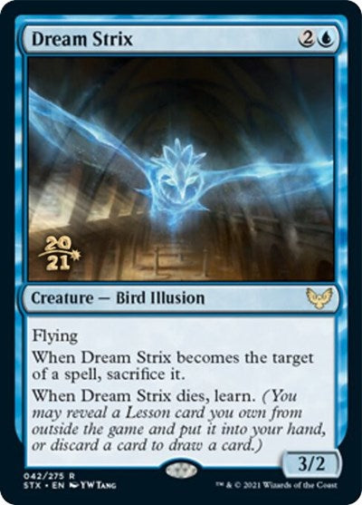 Dream Strix [Strixhaven: School of Mages Prerelease Promos] | The Time Vault CA