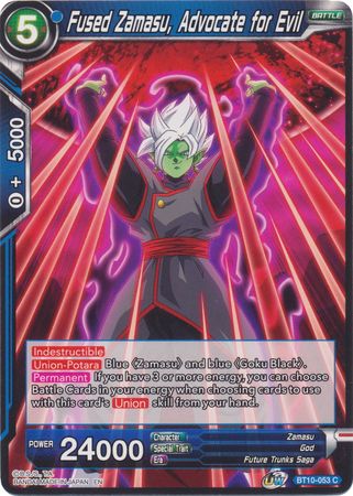 Fused Zamasu, Advocate for Evil (BT10-053) [Rise of the Unison Warrior 2nd Edition] | The Time Vault CA