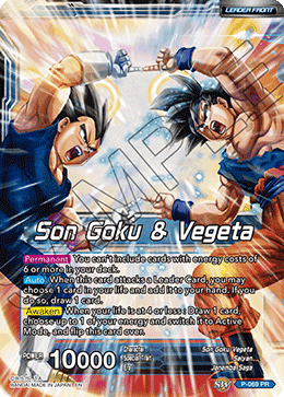 Son Goku & Vegeta // Miracle Strike Gogeta [P-069] | The Time Vault CA