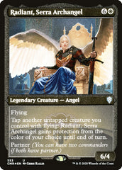 Radiant, Serra Archangel (Foil Etched) [Commander Legends] | The Time Vault CA