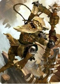 Teeterpeak Ambusher Art Card [Zendikar Rising Art Series] | The Time Vault CA