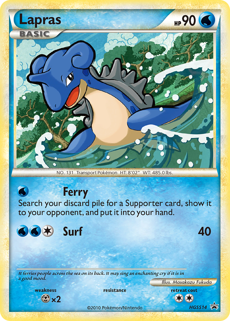 Lapras (HGSS14) [HeartGold & SoulSilver: Black Star Promos] | The Time Vault CA