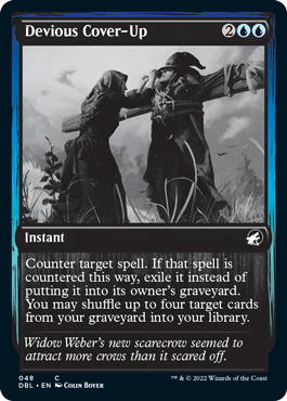 Devious Cover-Up [Innistrad: Double Feature] | The Time Vault CA