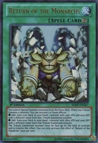 Return of the Monarchs [SHSP-EN067] Ultra Rare | The Time Vault CA