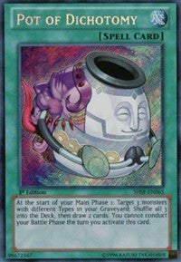 Pot of Dichotomy [SHSP-EN065] Secret Rare | The Time Vault CA