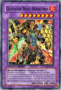 Gladiator Beast Heraklinos [TDGS-ENSE2] Super Rare | The Time Vault CA