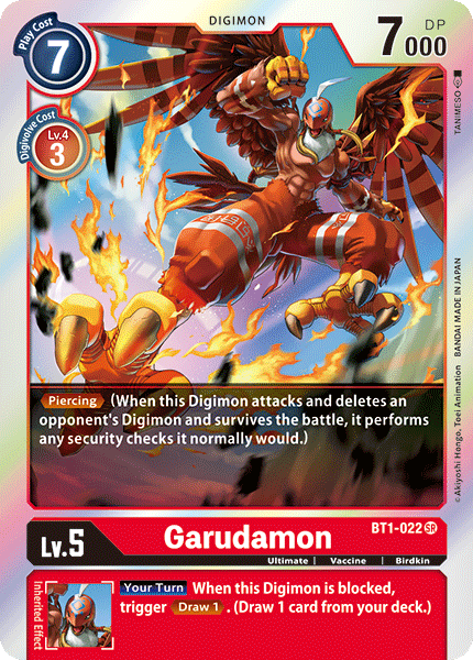 Garudamon [BT1-022] [Release Special Booster Ver.1.0] | The Time Vault CA