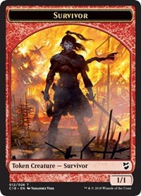 Survivor // Myr (023) Double-sided Token [Commander 2018 Tokens] | The Time Vault CA