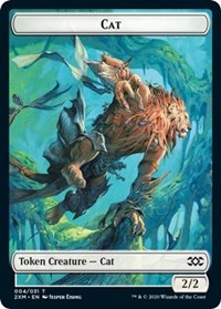 Cat // Servo Double-sided Token [Double Masters Tokens] | The Time Vault CA