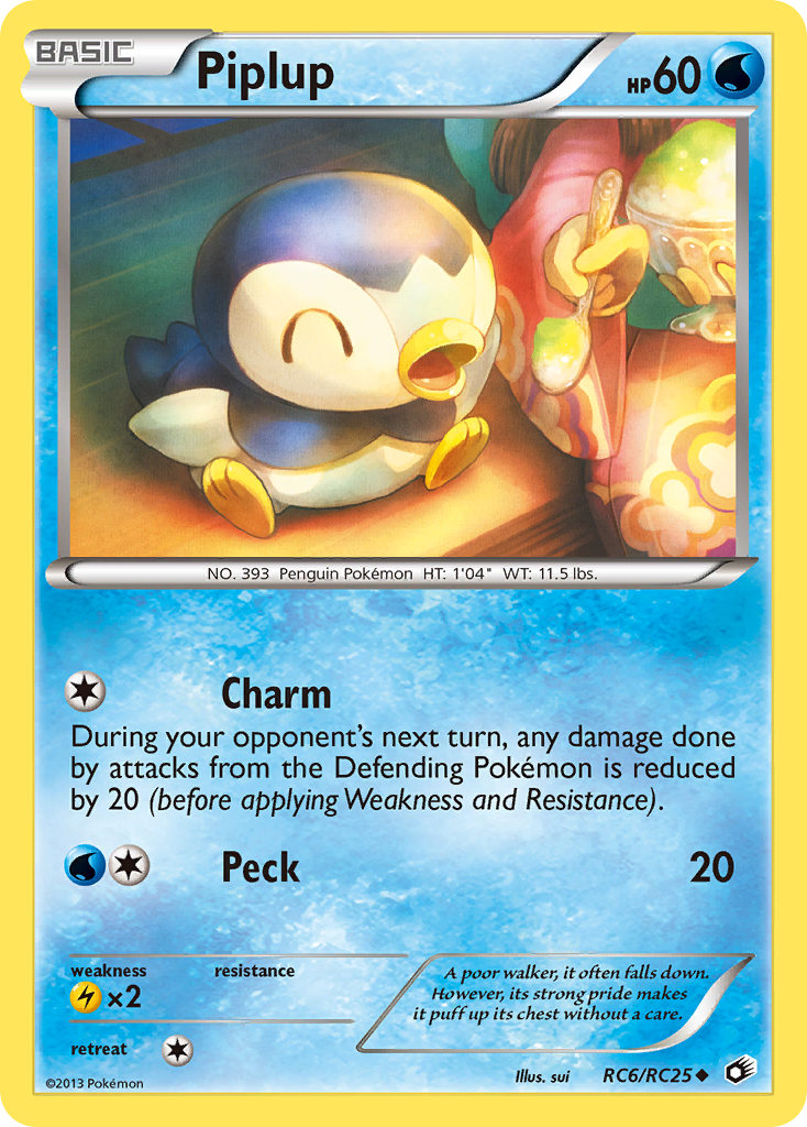Piplup (RC6/RC25) [Black & White: Legendary Treasures] | The Time Vault CA