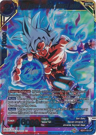 Ultra Instinct Son Goku, Universal Impulse (Gold Stamped) (Starter Deck Exclusive) (SD11-03) [Universal Onslaught] | The Time Vault CA