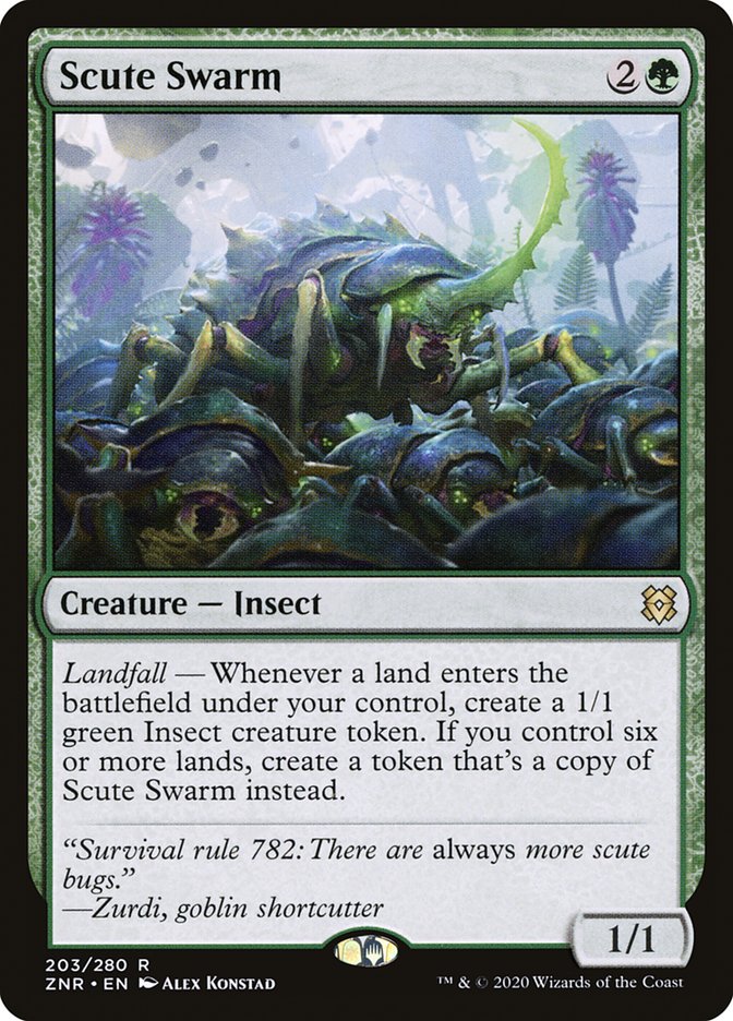 Scute Swarm [Zendikar Rising] | The Time Vault CA