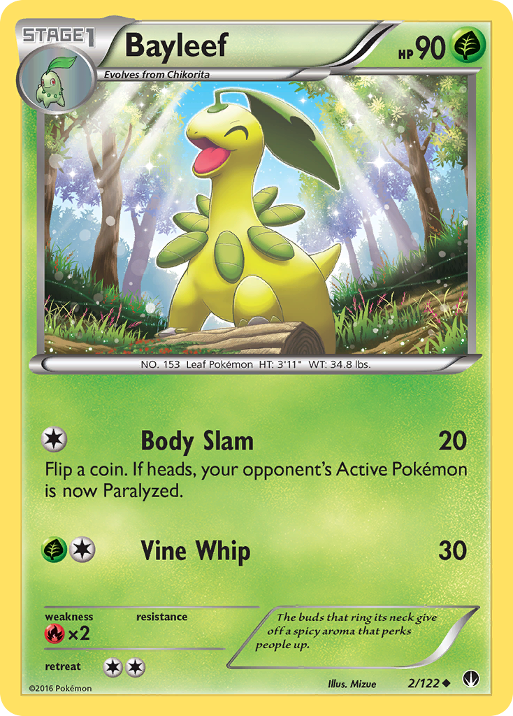 Bayleef (2/122) [XY: BREAKpoint] | The Time Vault CA
