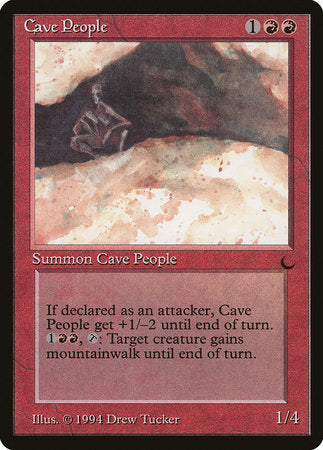 Cave People [The Dark] | The Time Vault CA