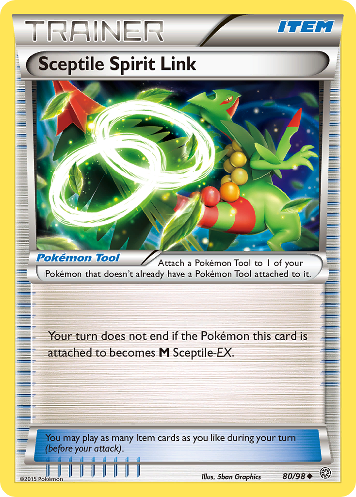 Sceptile Spirit Link (80/98) [XY: Ancient Origins] | The Time Vault CA