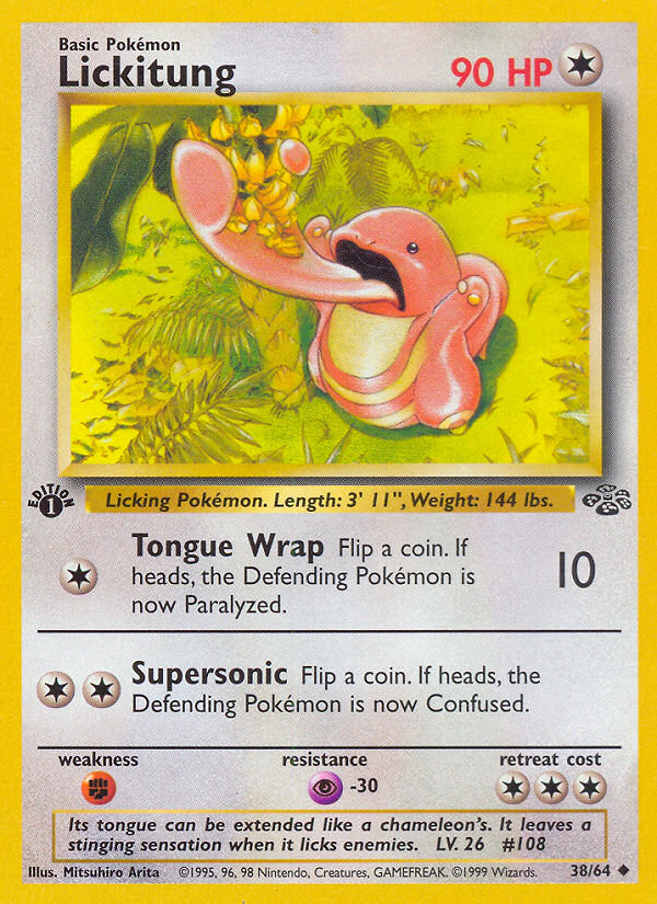Lickitung (38/64) [Jungle 1st Edition] | The Time Vault CA