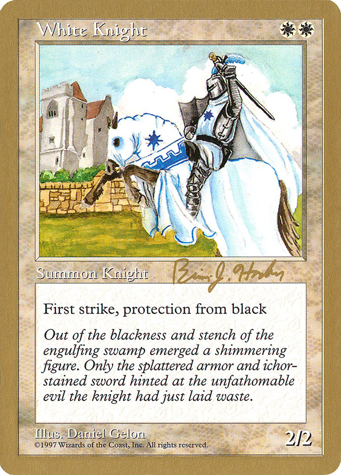 White Knight (Brian Hacker) [World Championship Decks 1998] | The Time Vault CA