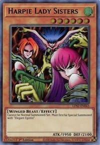 Harpie Lady Sisters (Green) [LDS2-EN065] Ultra Rare | The Time Vault CA