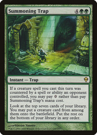 Summoning Trap [Zendikar] | The Time Vault CA