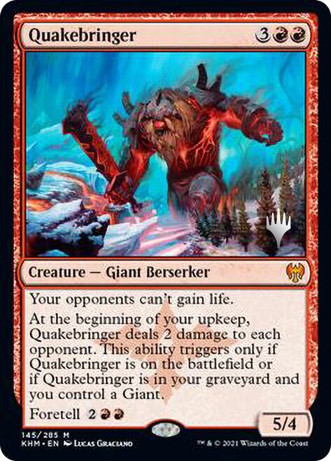 Quakebringer [Kaldheim Promo Pack] | The Time Vault CA