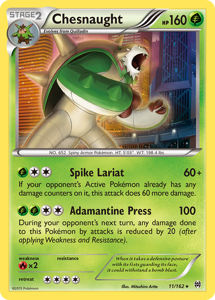 Chesnaught (11/162) [XY: BREAKthrough] | The Time Vault CA