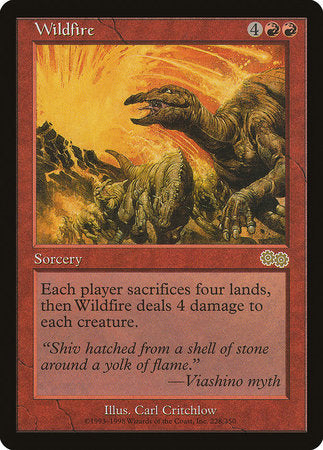 Wildfire [Urza's Saga] | The Time Vault CA