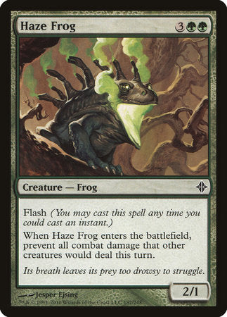 Haze Frog [Rise of the Eldrazi] | The Time Vault CA