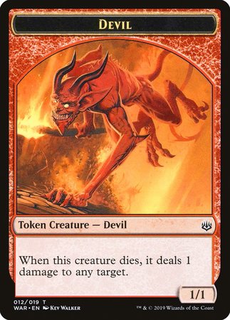 Devil Token [War of the Spark Tokens] | The Time Vault CA