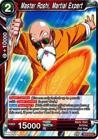 Master Roshi, Martial Expert (BT5-012) [Miraculous Revival] | The Time Vault CA