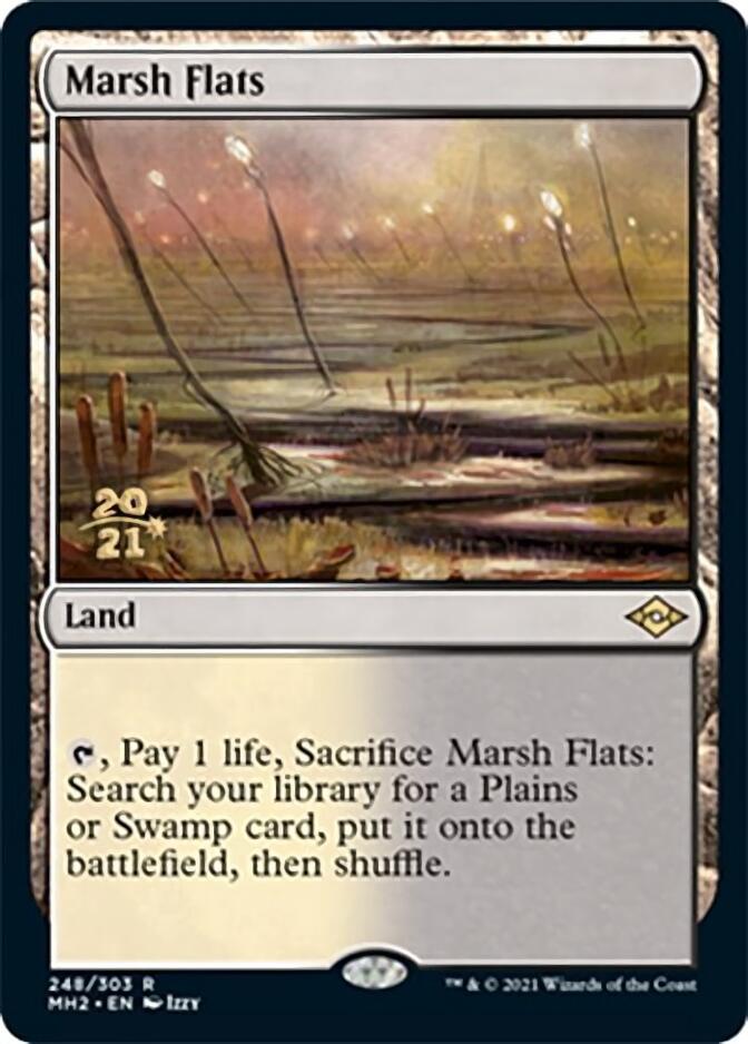 Marsh Flats [Modern Horizons 2 Prerelease Promos] | The Time Vault CA